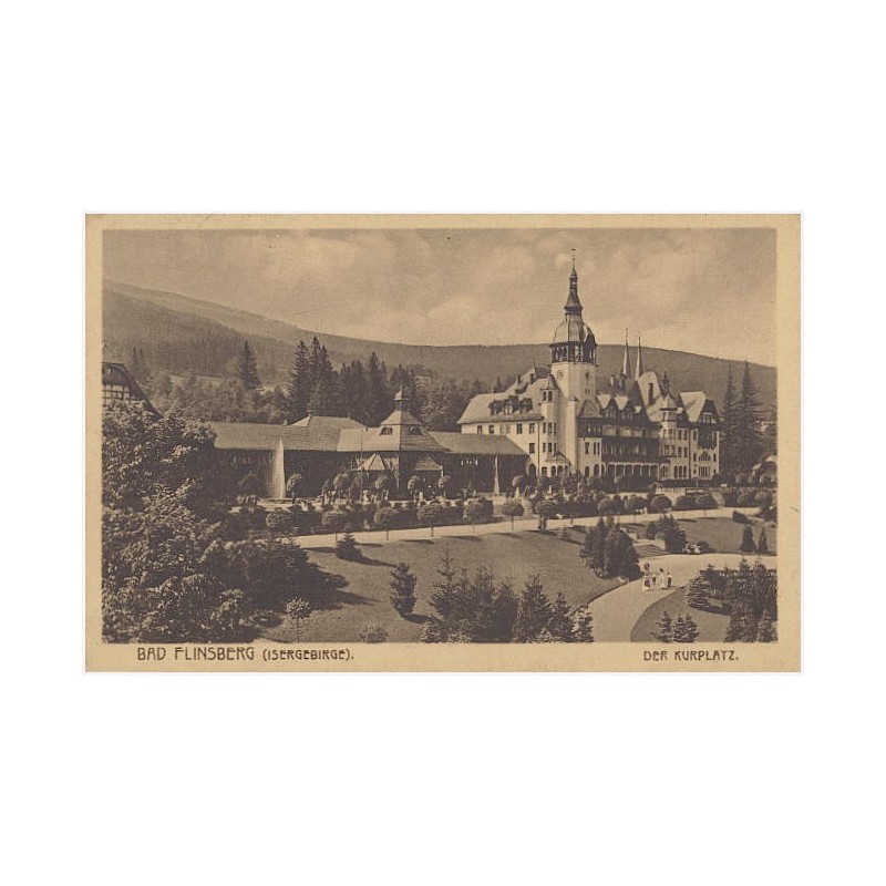 Bad Flinsberg (Isergebirge). Der Kurplatz