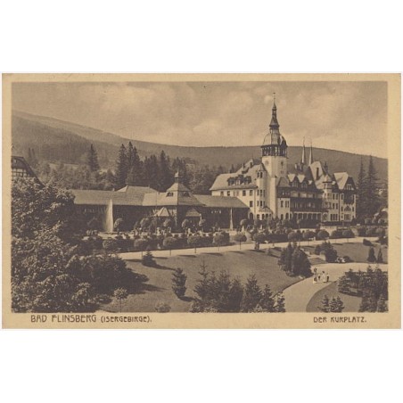 Bad Flinsberg (Isergebirge). Der Kurplatz