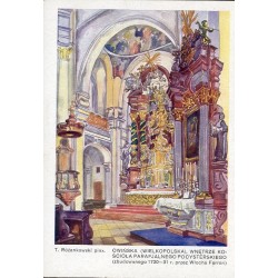 T. Różankowski pinx. Owińska (Wielkopolska), wnętrze kościoła parafjalnego pocysterskiego (zbudowanego 1720-31 r. przez Włocha F