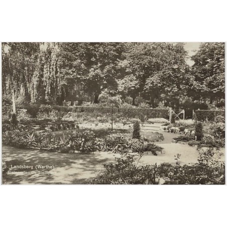 Landsberg (Warthe), Steingarten im Stadtpark 84