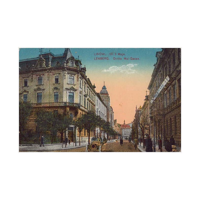Lwów. Ul. 3 Maja. Lemberg. Dritte Mai-Gasse