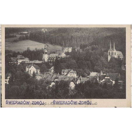 [Bad Flinsberg (Isergb.) Kurhaus  mit Kathol. Kirche] Świeradów-Zdrój Świeradów-Zdrój