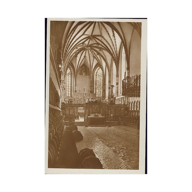 Marienburg (Westpr.). Marienkirche im Hochschloß, Blick nach Osten. 8