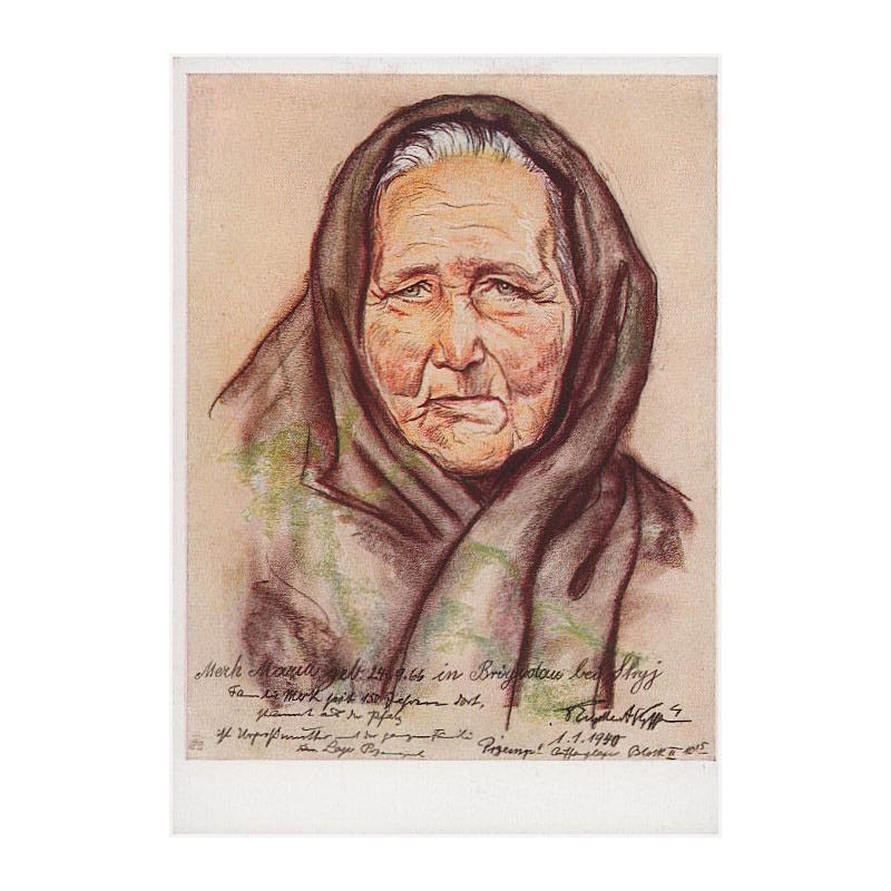 Otto Engelhardt-Kyffhäuser: Bäuerin Maria Merk