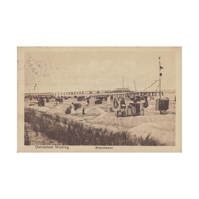 Ostseebad Misdroy. Strandleben