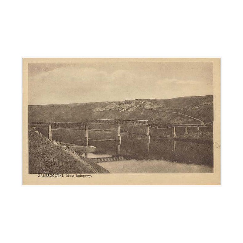 Zaleszczyki. Most kolejowy