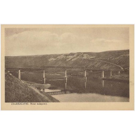 Zaleszczyki. Most kolejowy