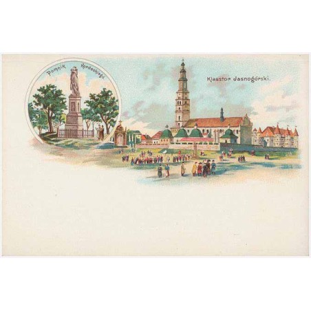 Pomnik Kordeckiego. Klasztor Jasnogórski