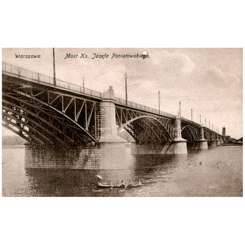 Warszawa. Most Ks. Józefa Poniatowskiego.