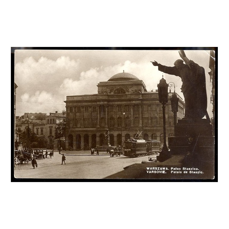 Warszawa. Pałac Staszica. Varsovie. Palais de Staszic.
