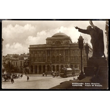 Warszawa. Pałac Staszica. Varsovie. Palais de Staszic.