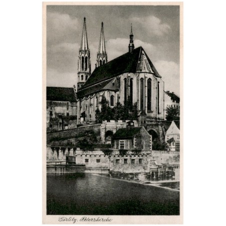 Görlitz. Peterskirche / Rewers: Görlitz. Die Peterskirche an der Neiße