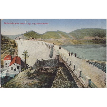 Bobertalsperre Mauer i Rgb. mit Elektritztätswerk [...]