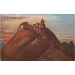Die Schneekoppe bei Sonnenaufgang. 1605 m. ü. M