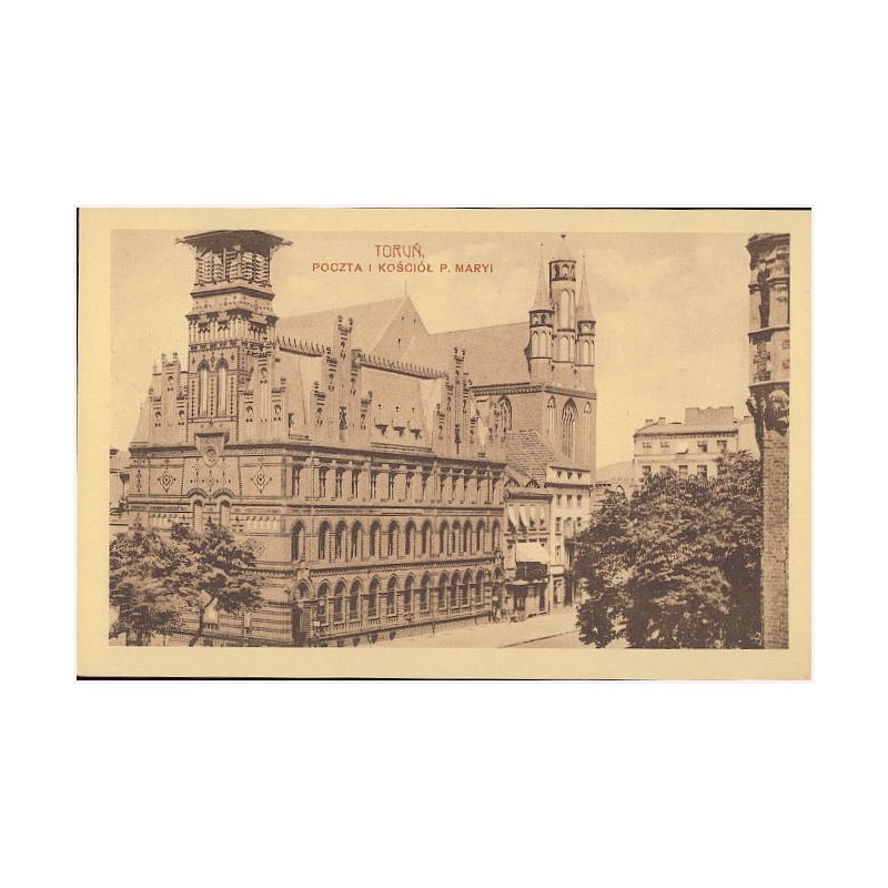 Toruń, Poczta i Kościół P. Maryi