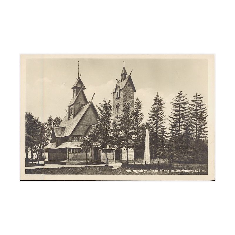 Riesengebirge, Kirche Wang in Brückenberg 874 m