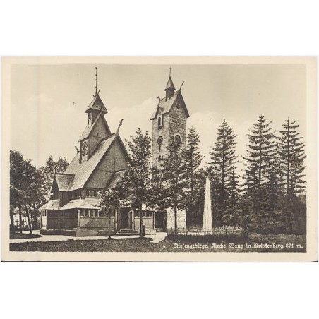 Riesengebirge, Kirche Wang in Brückenberg 874 m