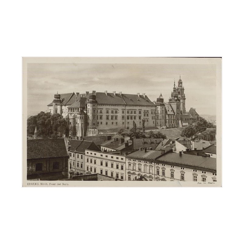 Krakau. Nördl. Front der Burg. Fot. St. Mucha