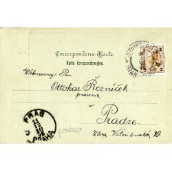 Pozdrowienie ze Stanisławowa. Gruss aus Stanislau. Ulica Sobieskiego. Sobieski Gasse