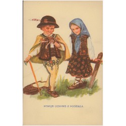 Stroje ludowe z Podhala. A. Ursyn mal. [...]