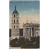 Wilno. Kościół Katedralny i dzwonnica. Wilna. Kathedral-Kirche