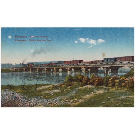 Kołomyja. Most nad Prutem. Kolomea. Brücke über den Prut
