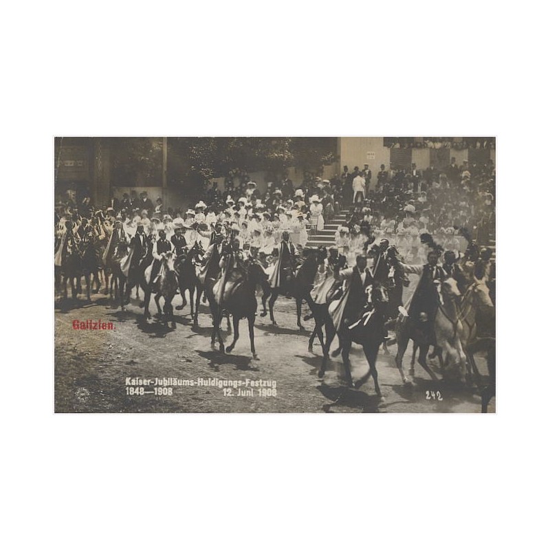Galizien. Kaiser-Jubiläums-Huldigungs-Festzug 1848-1908 12. Juni 1908 242