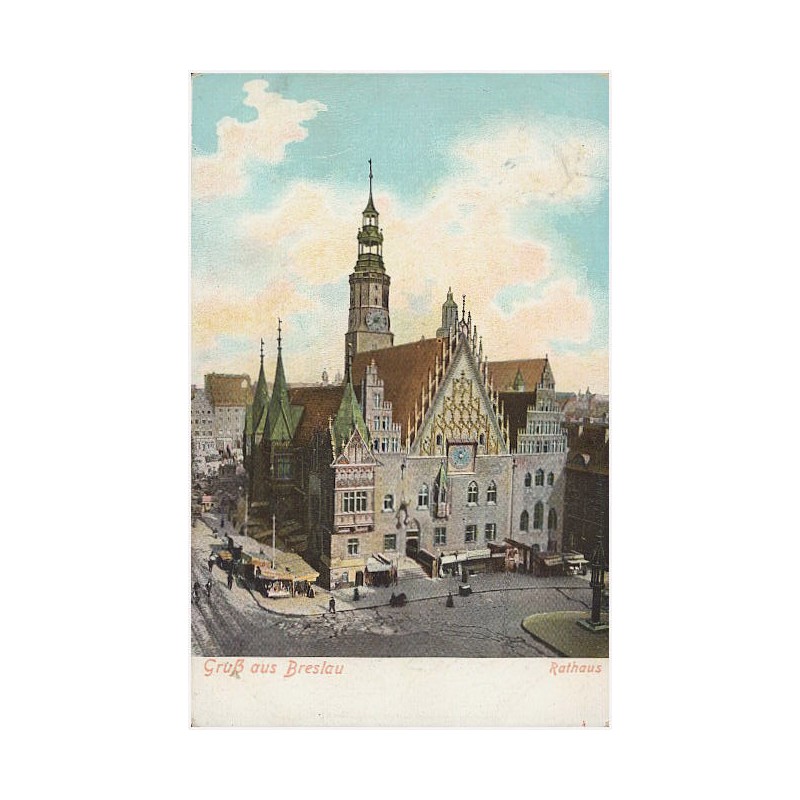 Gruß aus Breslau. Rathaus