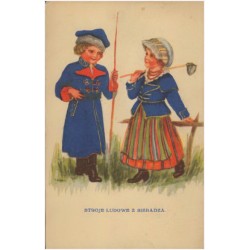 Stroje ludowe z Sieradza. A. Ursyn mal. [...]