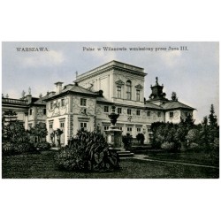 Warszawa. Pałac w Wilanowie wzniesiony przez Jana III.