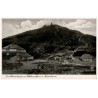 Die Schneekoppe m. Schlesierhaus u. Riesenbaude. Silesia 5135 / Rewers: Riesengebirge. Schlesierhaus und Riesengebirge. Schneeko