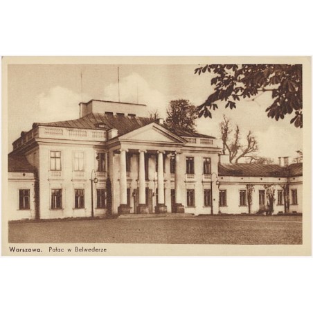 Warszawa. Pałac w Belwederze