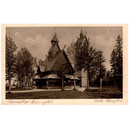 Riesengebirge. Kirche Wang 874 m.