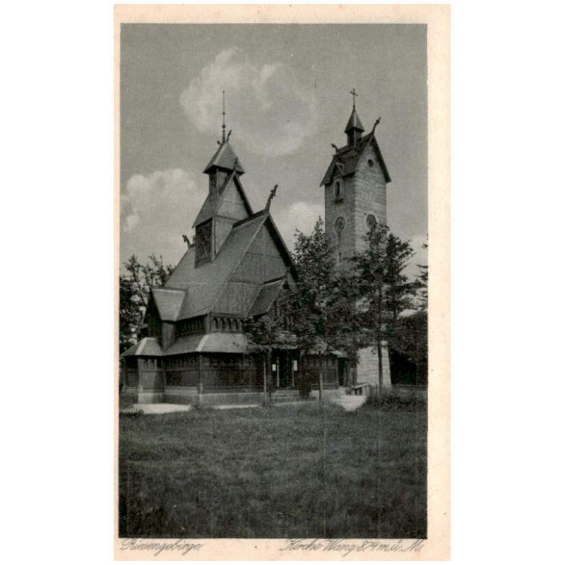 Riesengebirge. Kirche Wang 874 m. ü. M.