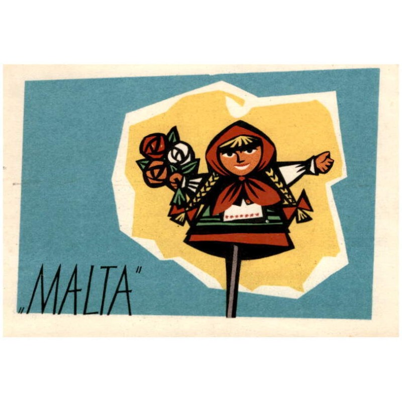 "Malta" / Rewers: proj. W. Lewiński X Międzynarodowy Pionierski Obóz Pokoju. Polska - Cieplice - 1961