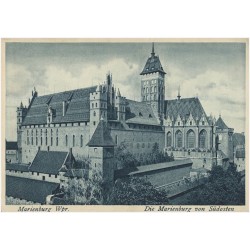Marienburg Wpr. Die Marienburg von Südosten