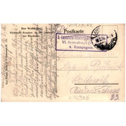 Fliehende Kosaken in der Schlacht bei Wloclawec.