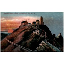 Sonnenaufgang an der Schneekoppe, 1605 m ü. M.