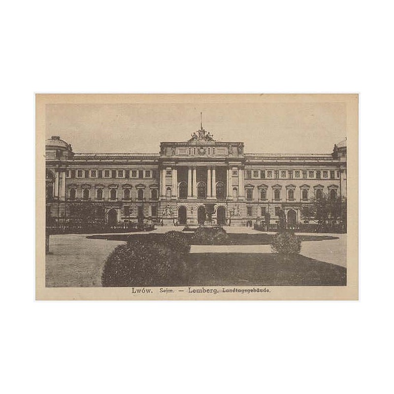Lwów. Sejm. - Lemberg. Landtagsgebäude