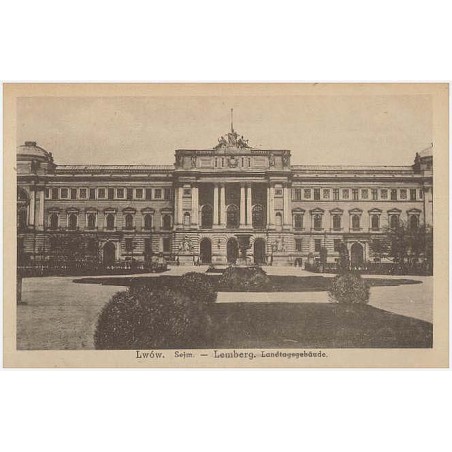 Lwów. Sejm. - Lemberg. Landtagsgebäude