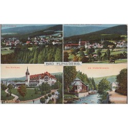 Bad Flinsberg mit dem Iserkamm. Das Kurhaus. Am Niederbrunnen