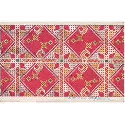 [Tkanina ludowa Galicja Wschodnia] Moтиви yкpaїнcькoвo opнaмeнтy [...]