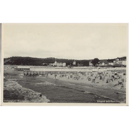 Ostseebad Misdroy. Strand mit Familienbad