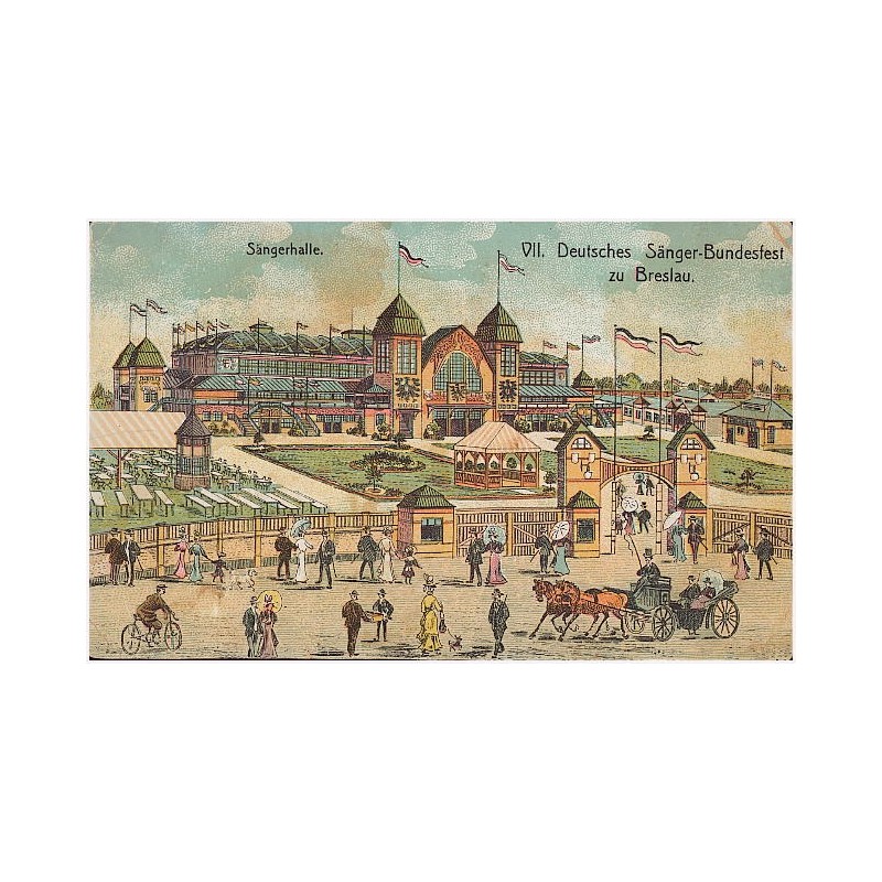 Sängerhalle. VII. Deutsches Sänger-Bundesfest zu Breslau