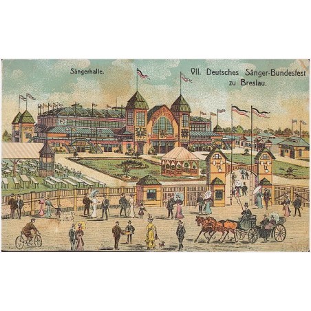 Sängerhalle. VII. Deutsches Sänger-Bundesfest zu Breslau
