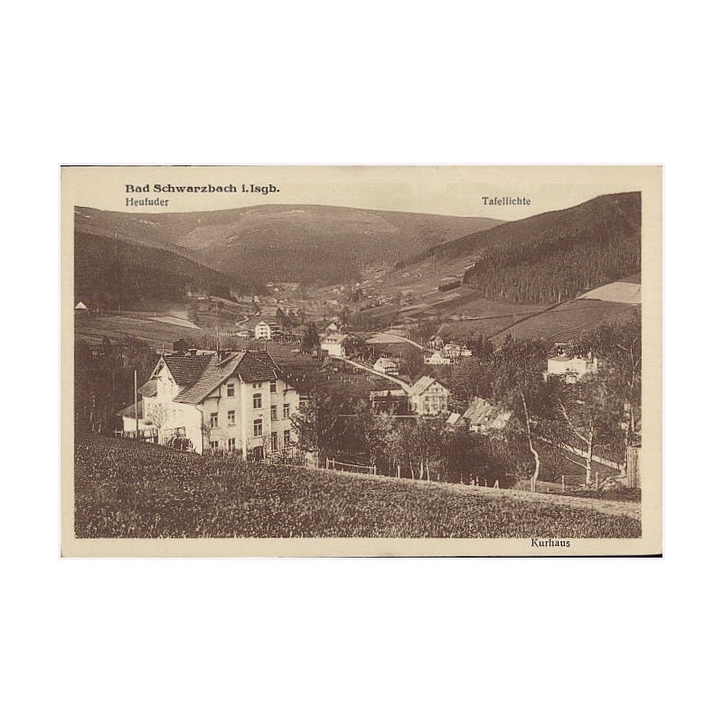 Bad Schwarzbach i. Isgb. Heufuder. Tafelfichte. Kurhaus
