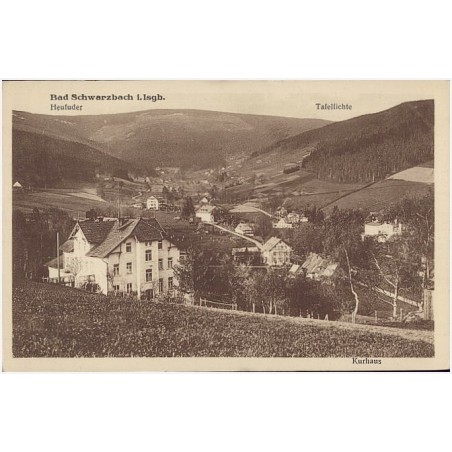 Bad Schwarzbach i. Isgb. Heufuder. Tafelfichte. Kurhaus