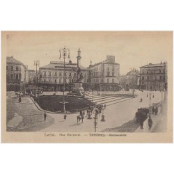 Lwów. Plac Maryacki. - Lemberg. Marienplatz
