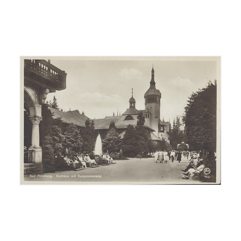 Bad Flinsberg. Kurhaus mit Kurpromenade