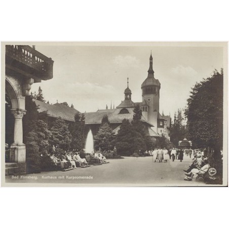 Bad Flinsberg. Kurhaus mit Kurpromenade